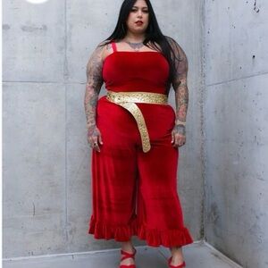 Red Velvet Matching set